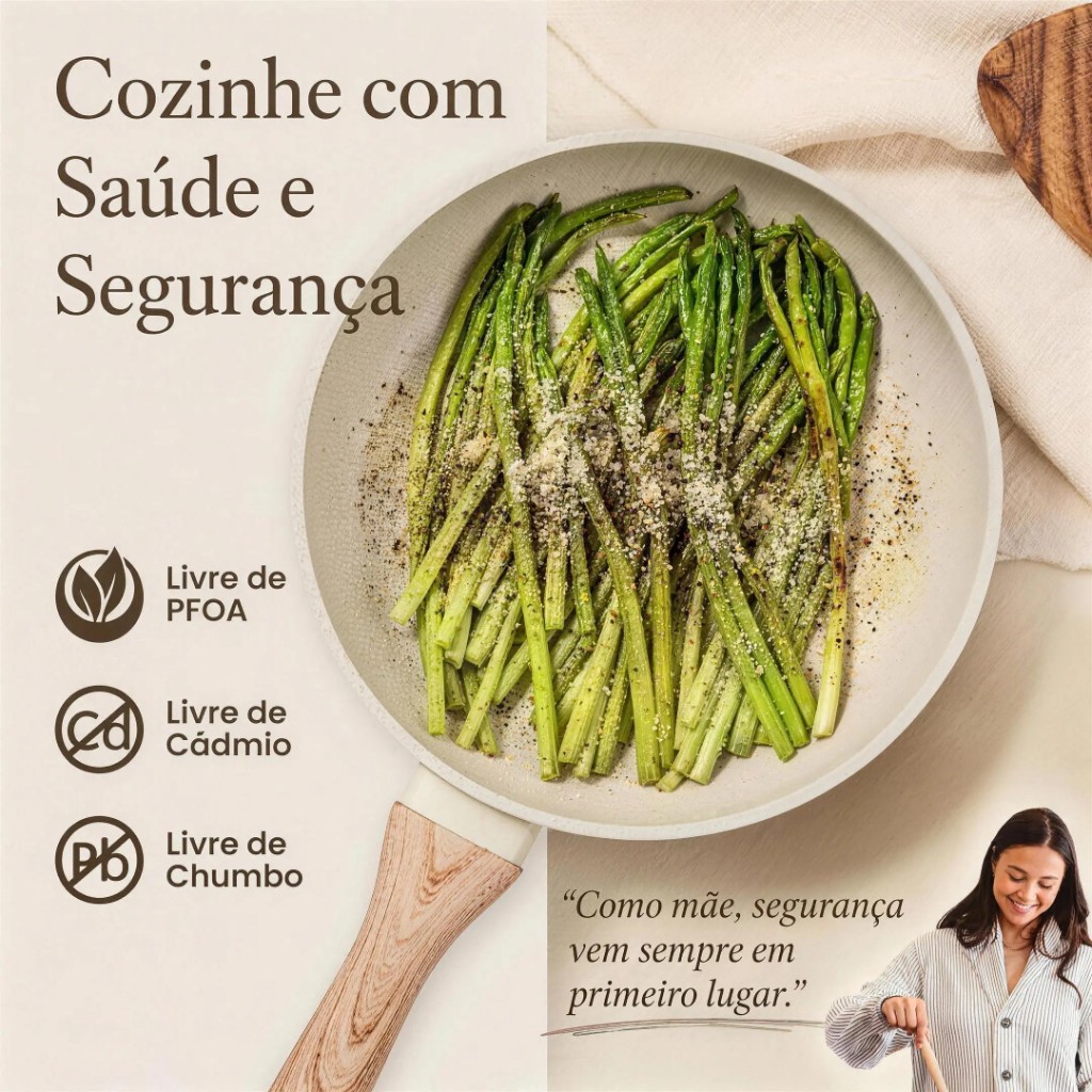 Cozinhe com saúde e segurança